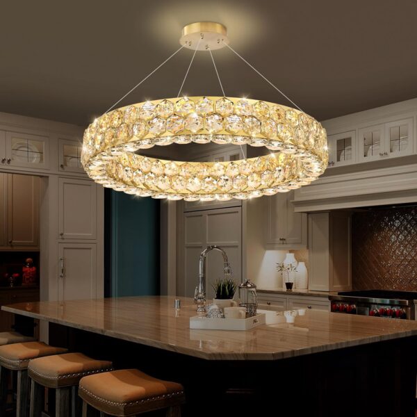 Bedroom Lighting LED Dimmable with Remote Ring Lights