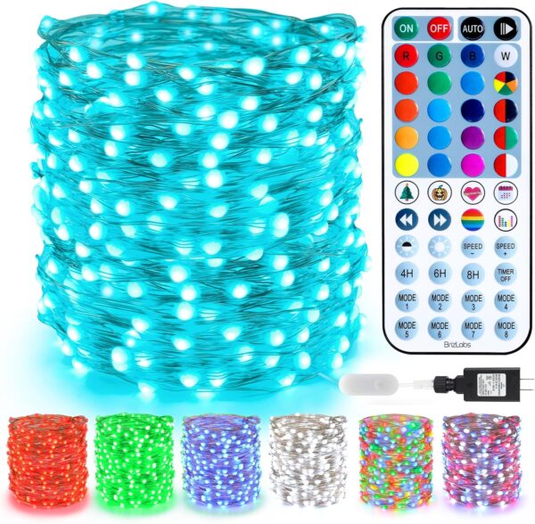 200 LED Color Changing Fairy Lights with Remote